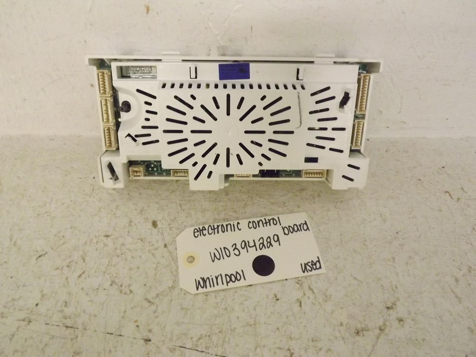Whirlpool Washer W10394229 Electronic Control Board Used Whirlpool Washer W10394229 Electronic Control Board Used